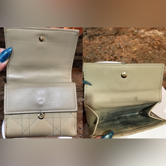 DIOR Cannage Patent Leather Trifold Wallet π€©π₯β€οΈ - Picture 16 of 17